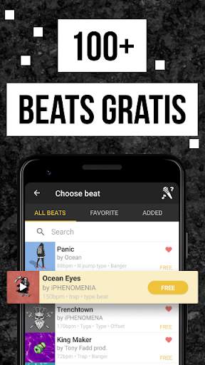 Rap Fame - Studio Rap con beat screenshot 1