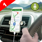 GPS Route Map Traffic Navigation App icon