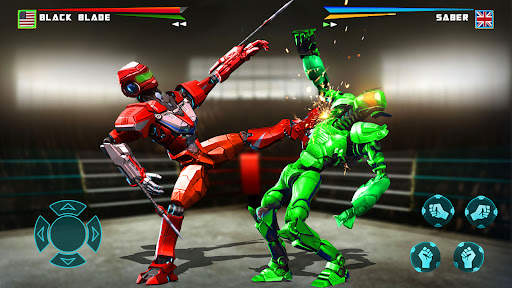 Real Robot Ring Fighting Games screenshot 1