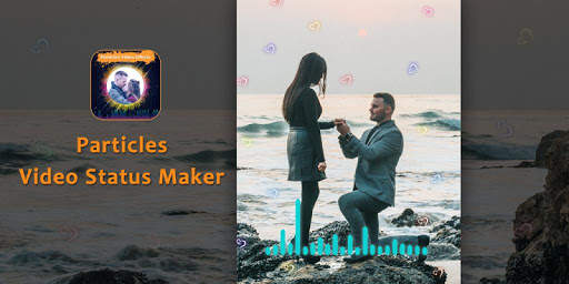 Particles Video Status Maker - Musical Wave Beats screenshot 2