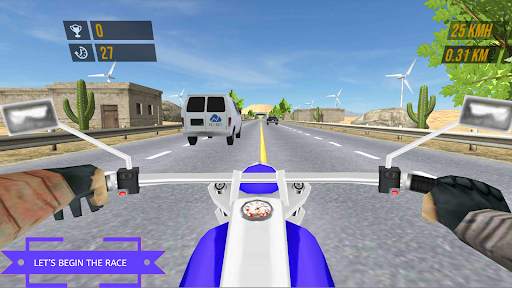 VR Real Bike Racer screenshot 1