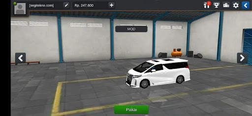Mod Bussid Mobil Alphard Ceper screenshot 2
