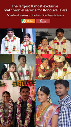 Konguvellalar Matrimony - By Tamil Matrimony Group screenshot 1