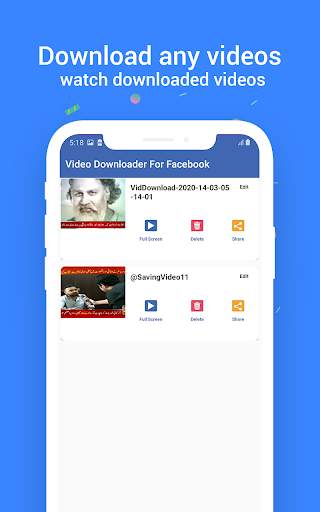 Video Downloader for Facebook screenshot 3