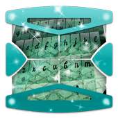 Green Tiles Keyboard Theme 4.3 Burnt Yellow