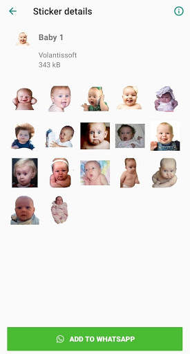 Baby Stickers for Whatsapp screenshot 2