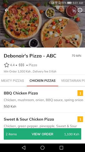 Debonairs Pizza screenshot 3