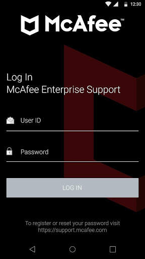 McAfee Enterprise Support screenshot 1