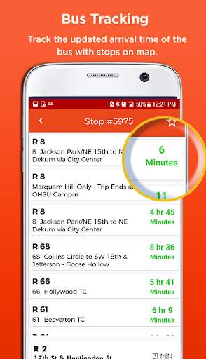 TriMet Rail & Bus Tracker screenshot 2