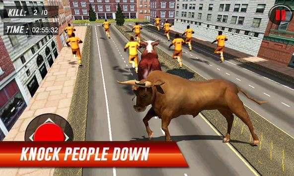 Angry Bull Street Fight Attack screenshot 2