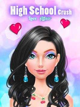 High School Love Crush - Girl Dressup and Makeup screenshot 4
