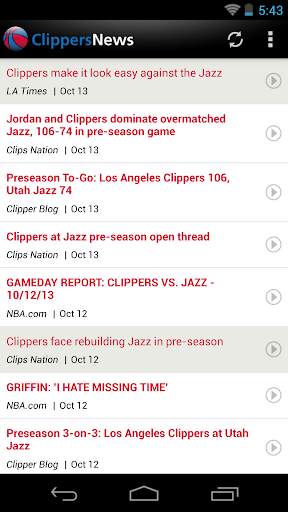 Los Angeles Basketball News screenshot 1