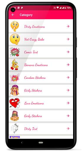 Adult Emoticons screenshot 2