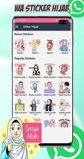 WAStickerApps New Sticker Hijab Islamic Whatsapp screenshot 1