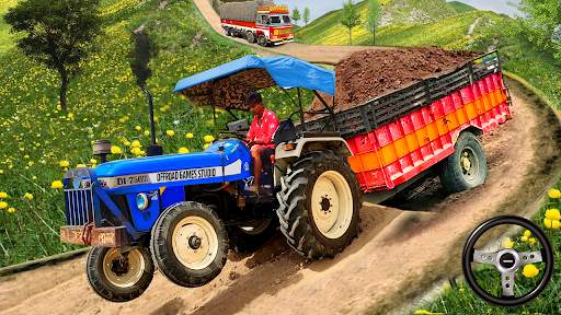 Cargo Tractor Trolley Game 23 screenshot 2