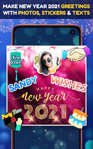 New Year 2021 Greetings, Photo frames screenshot 5