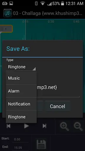 MP3 Cutter and Ringtone Maker screenshot 3