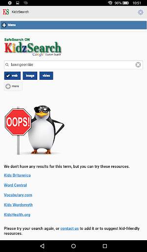 KidzSearch Safe Search Engine screenshot 4