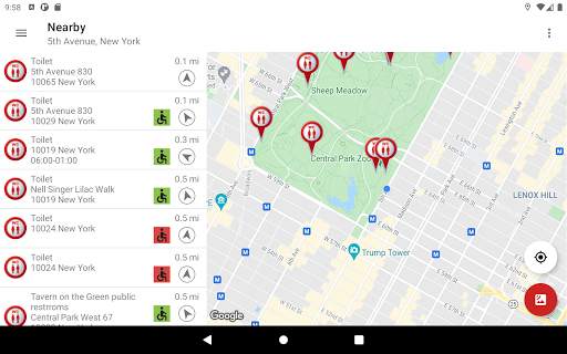 WC Toilet and Restroom Finder screenshot 5