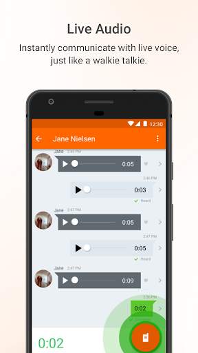 Voxer Walkie Talkie Messenger screenshot 1
