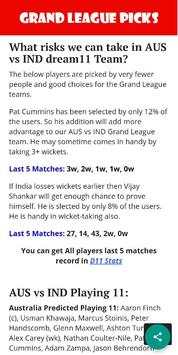 Dream11 Stats screenshot 5