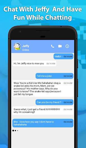 Funny Jeffy Fake Chat And Video Call स्क्रीनशॉट 1
