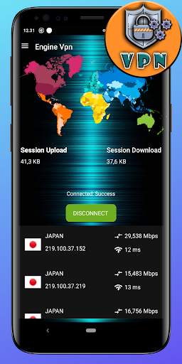 Engine Vpn - VPN & Private Browser screenshot 1