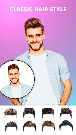 Men Hairstyle Photo Editor 2021: Mustaches & Beard screenshot 2