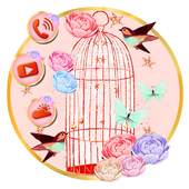 Pink Bird Themes 3D Wallpapers 1.0