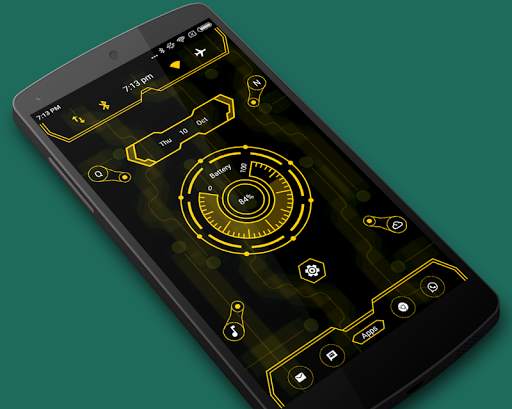 Visionary Launcher 4 - 2020- Hi-tech launcher screenshot 1