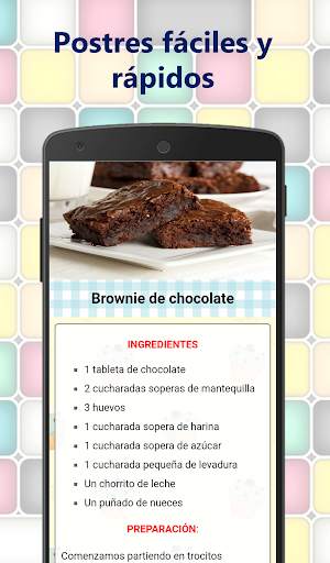 Postres fáciles y rápidos screenshot 1