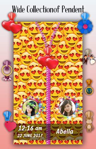 Emoji Zipper Lock Screen 5 تصوير الشاشة