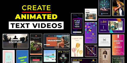Text Animation Video Maker - Marketing Video Maker screenshot 1