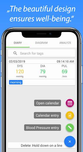 Blood Pressure Diary screenshot 2