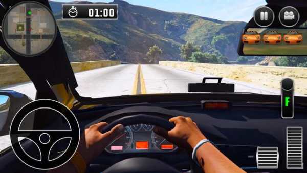 City Driving Peugeot Car Simulator screenshot 2