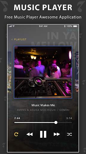 mBit -Music Player - Bass Booster Music Player screenshot 1