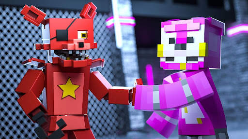 FNaF Breach Skin For Minecraft screenshot 2