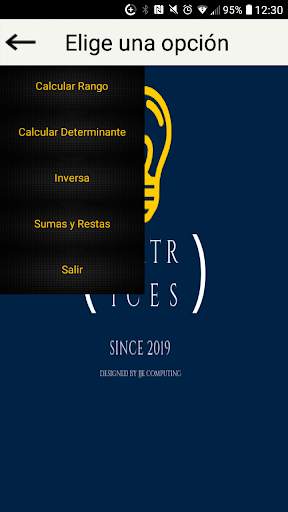 Matrices - Calculadora de Rangos скриншот 1