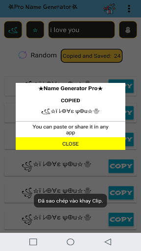 Nickname Generator Free F - Nickname For Games screenshot 3