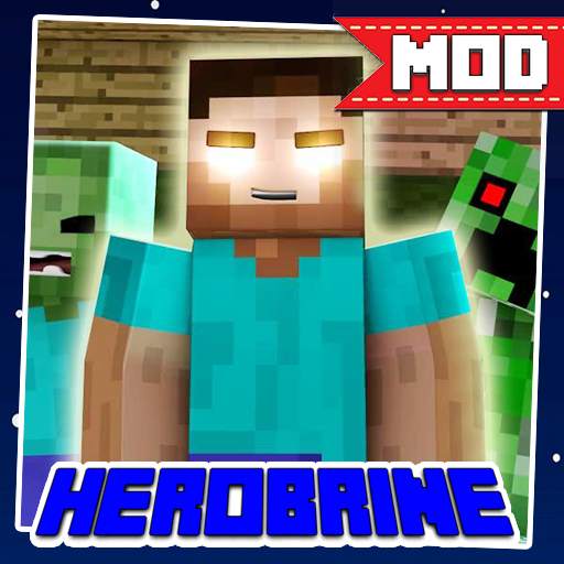 Mod Herobrine – Mod Skin Monster School MCPE 2021 1.0