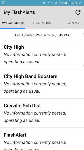 FlashAlert Messenger screenshot 1