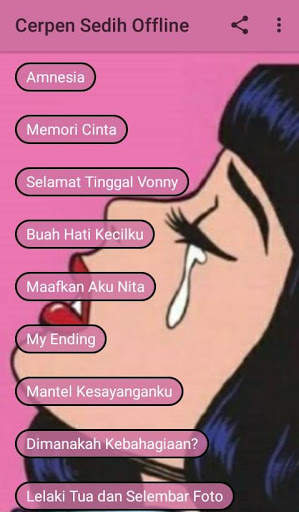 Cerpen Sedih Offline screenshot 5
