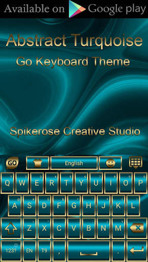 Abstract Turquoise Go Launcher theme screenshot 5