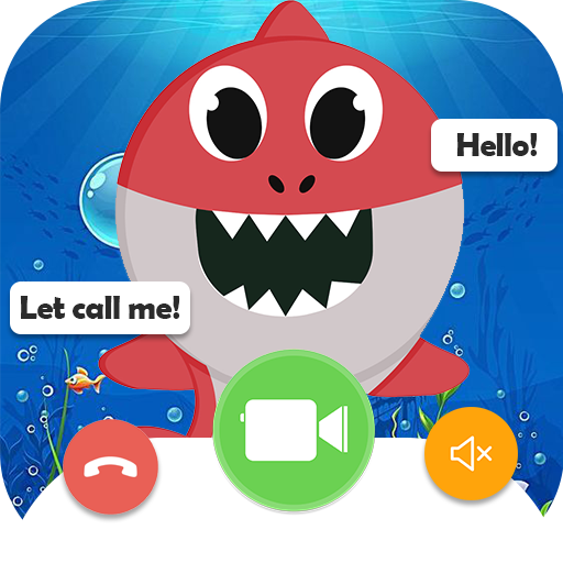 BABY SHARK Video Call &amp; Chat Simulation आइकन