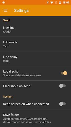 Serial WiFi Terminal скриншот 8