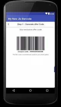 MY MYJIO BARCODE NEW screenshot 1