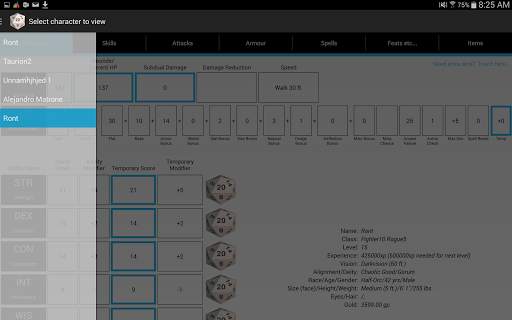PCGen Character Importer Lite screenshot 24