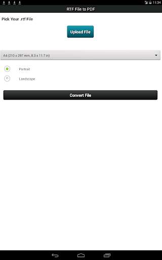 RTF File to PDF 18 تصوير الشاشة