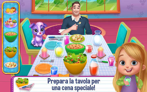 La giornata disordinata di papà -Aiuta il papà screenshot 1