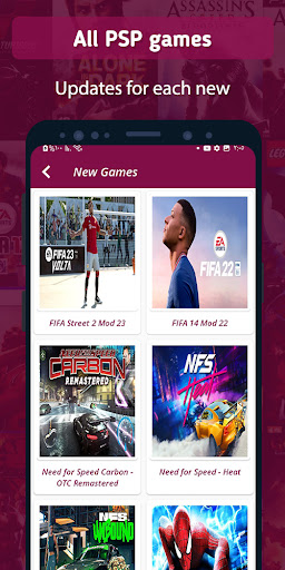 psp games files downloader screenshot 1